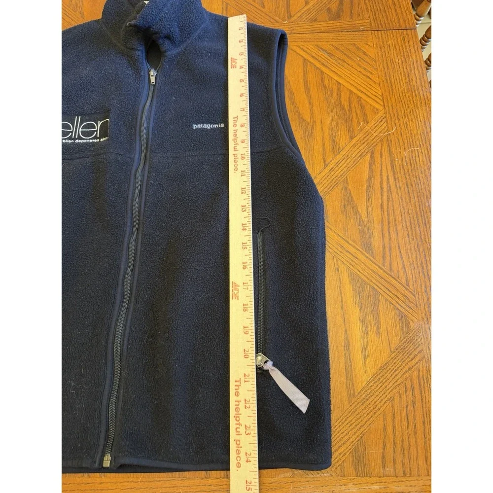 Patagonia Synchilla Unisex Vest The Ellen Degeneres Show Size M Black Fleece